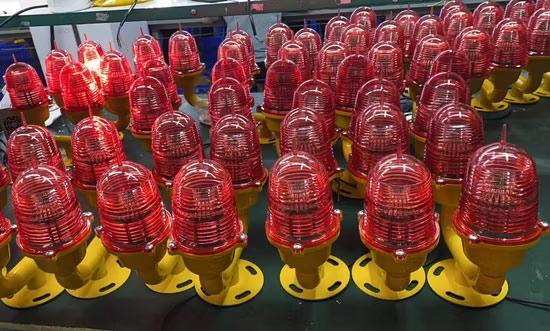 عکسی از چراغ های دکل