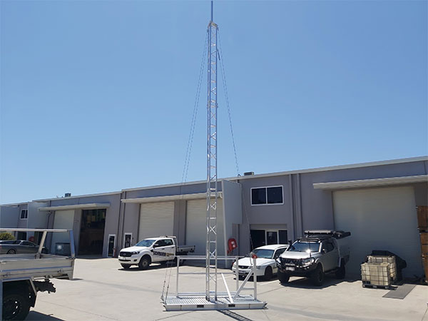 عکسی از دکل مهاری g45 در کارخانه