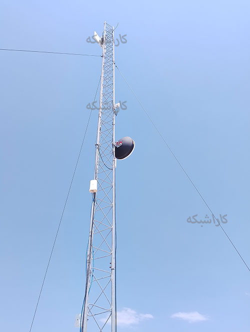 عکسی از دکل چهاروجهی